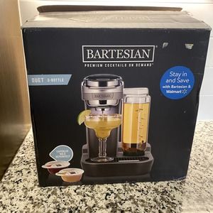 Bartesian Duet Premium 2-Bottle Home Bar Cocktail Machine